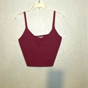 PAC Sun pink cropped, tank top size large